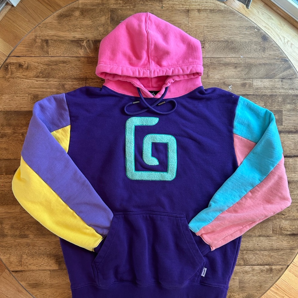 Karl Jacobs Pink and Purple Hoodie
